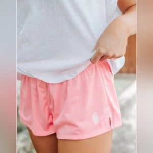 015. NEW Free People FP Movement Basketball Hoop Shorts Summer Lovin Pink Large